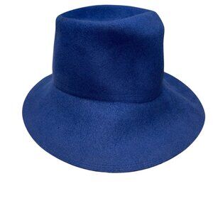 Frank Clive wool STUNNING royal blue womens dress hat